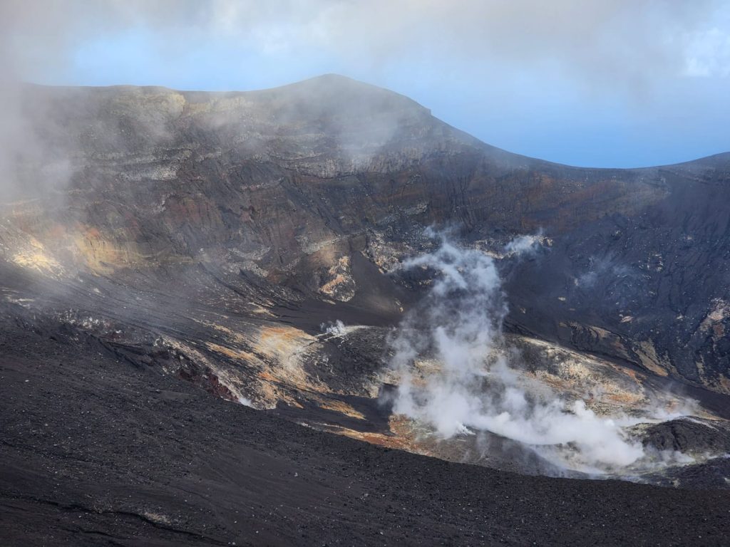 Top of volcano